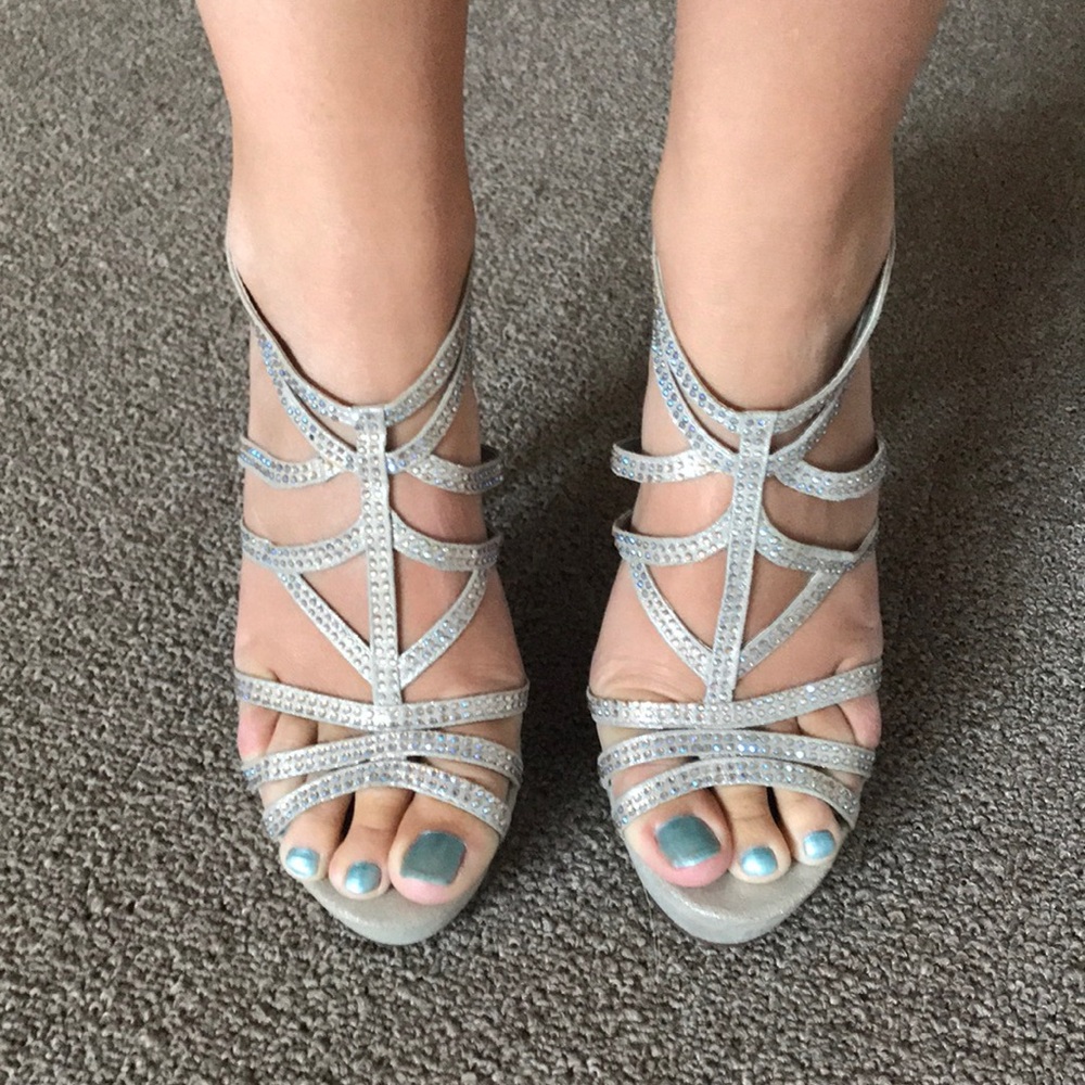 Studded Shi Heels